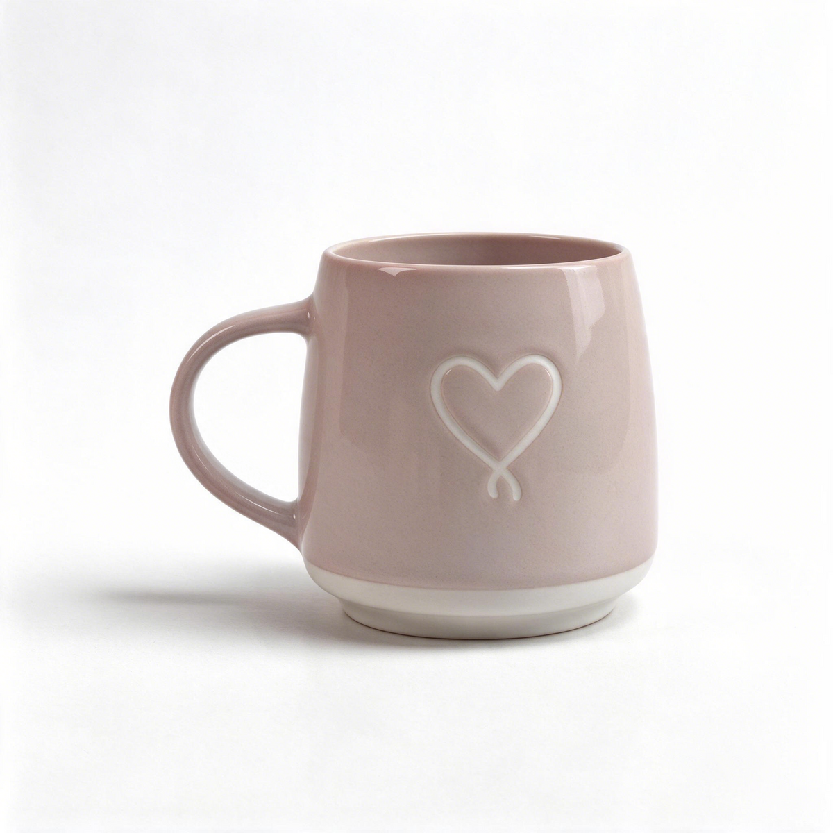 Soft Affection Collection – Screen Printing, Reactive Glaze, Exposed Bisque Ceramic Mug Set